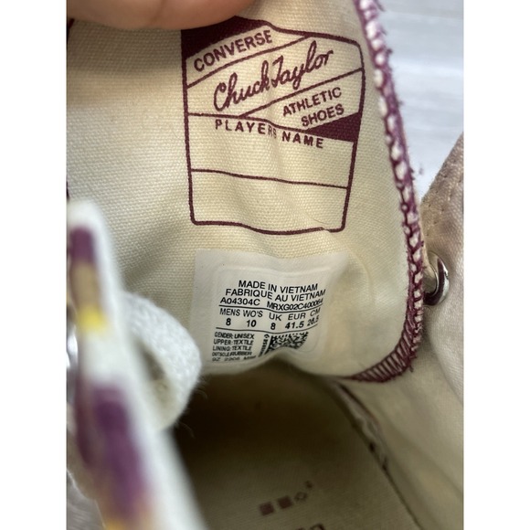 Converse Chuck 70 High Twisted Classics Zig Zag Men's Canvas Sneaker 8 Retro - Picture 8 of 12